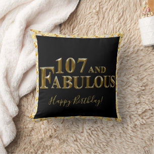107 Birthday Cushion