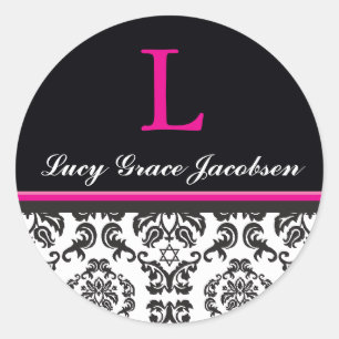 107 Jodene :: STICKER SEAL :: damask1