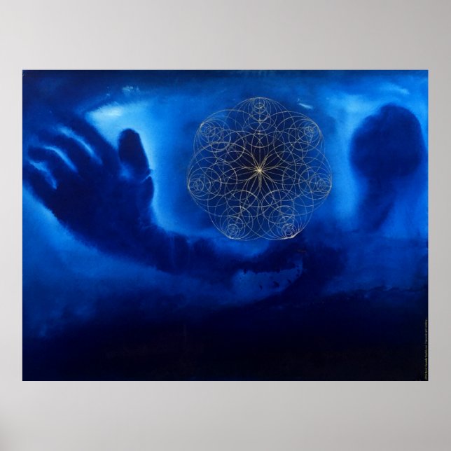 #107. Seven Harmonik Spirit Painting Poster (Front)