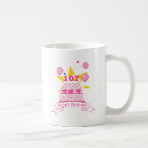 107 Year old Birthday Cake Coffee Mug