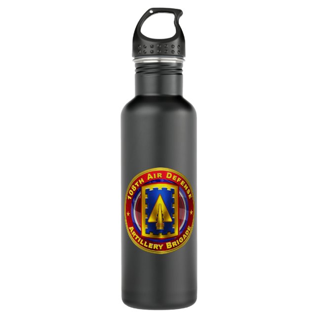 108th Air Defence Artillery Brigade  710 Ml Water Bottle (Front)