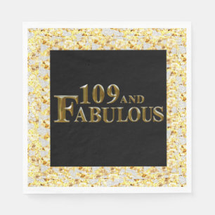 109 Birthday Napkin