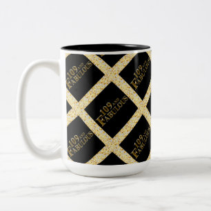 109 Birthday  Two-Tone Coffee Mug