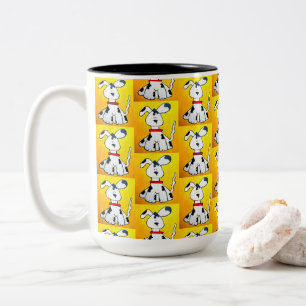 109 - White Dog Mug