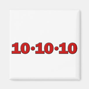 10-10-10: October 10, 2010 Magnet
