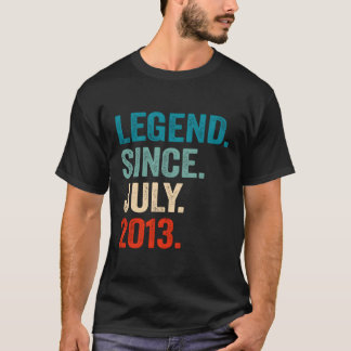 10 10Th Legend Since July 2013 T-Shirt