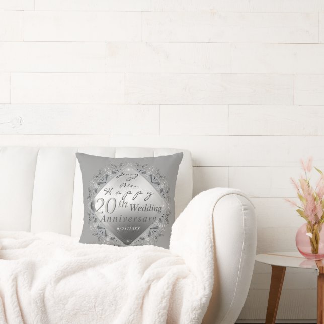 10,11,20,25th,70th Wedding Anniversary+Photo Cushion (Couch)