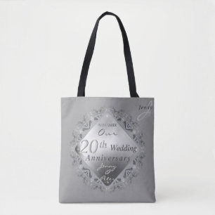 10,11,20th,25th,70th Wedding Anniversary  Tote Bag
