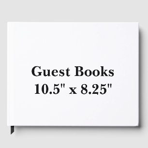 10.5" x 8.25"Black 60# Eclipse Guest Book