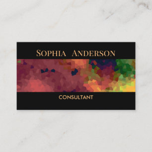 10 . Abstract, elegant, mosaic, mosaic pattern Business Card