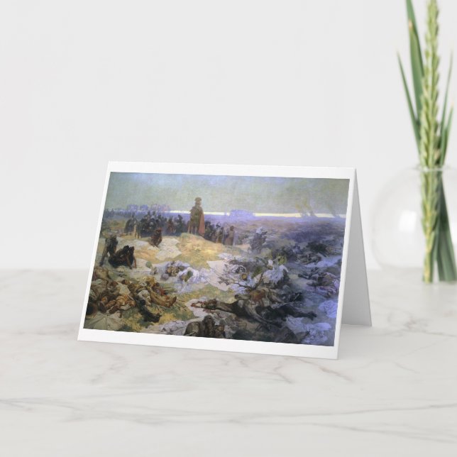 #10 After the Battle of Grunwald, Mucha Card (Front)