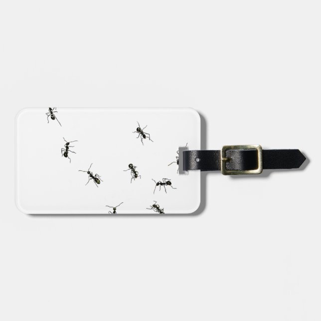 10 ants luggage tag (Front Horizontal)