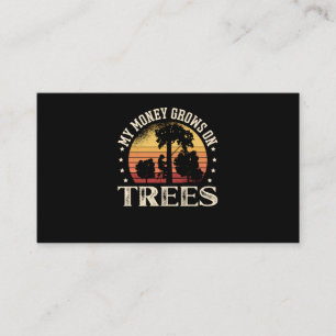 10.Arborist for a Tree trimmer Business Card
