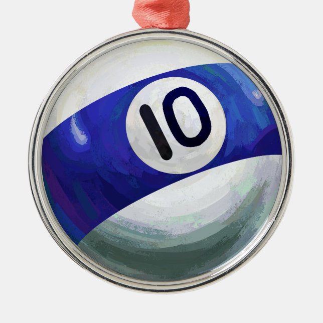 10 Ball Metal Ornament (Front)