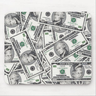 $10 Bill Money Pattern Mouse Pad