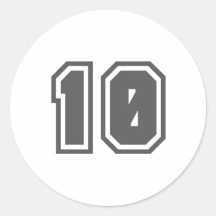 10 CLASSIC ROUND STICKER