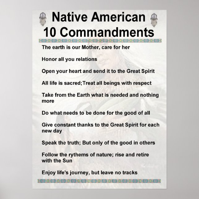 10 commandments NA Poster (Front)