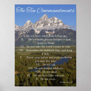 10 Commandments Poster