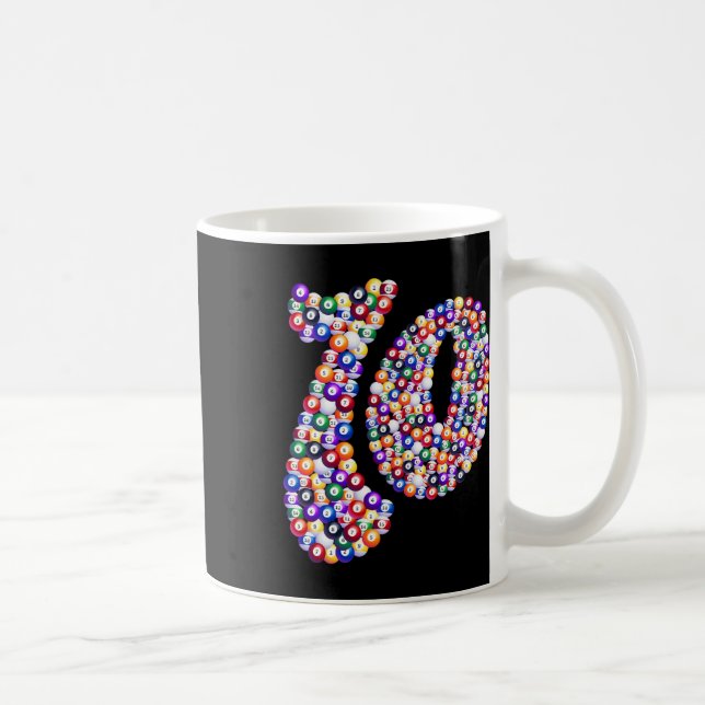 10 Composed Of Billiard Pool Table  Coffee Mug (Right)