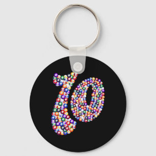 10 Composed Of Billiard Pool Table Key Ring