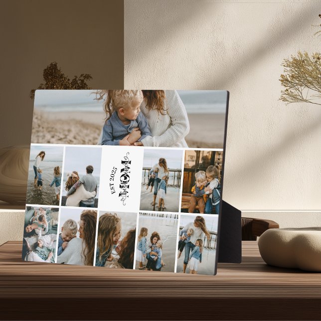10 Custom Photo Collage Best Mum Ever  Plaque (Creator Uploaded)