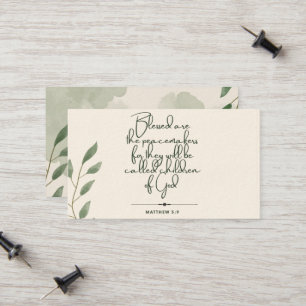 10 Days of Scripture Verse Cards   Matthew 5:9