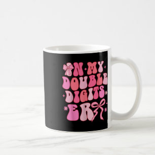 10 Double Digits 10th Birthday Girl Coquette 10 Ye Coffee Mug