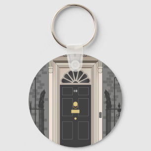 10 Downing Street, London (drawing) Key Ring