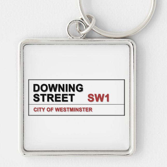 10 Downing Street London England Key Ring (Front)
