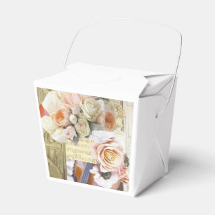 10 Favour Boxes with Pastel Roses