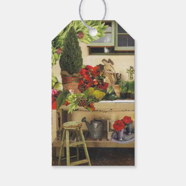 10 Gift Tags with Christmas Theme (Front)