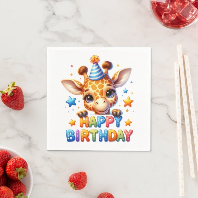 #10 Happy Birthday Napkin (Insitu)