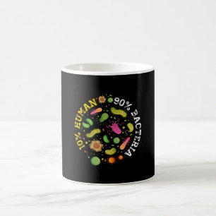 10 Human 90 Bacteria Microbiology Coffee Mug