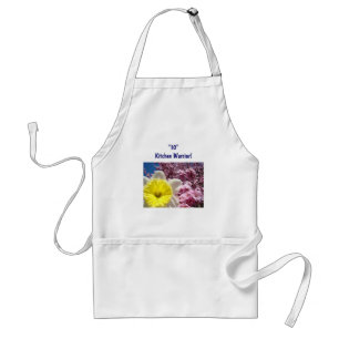 "10" Kitchen Warrior apron Flowers & Blossoms