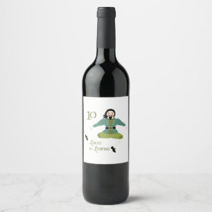10 Lords A-Leaping Wine Label