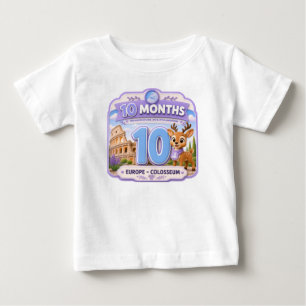 10 Months Baby Milestone Explorer T-Shirt