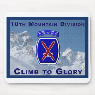 10 Mountain Division Gift Mouse Pad