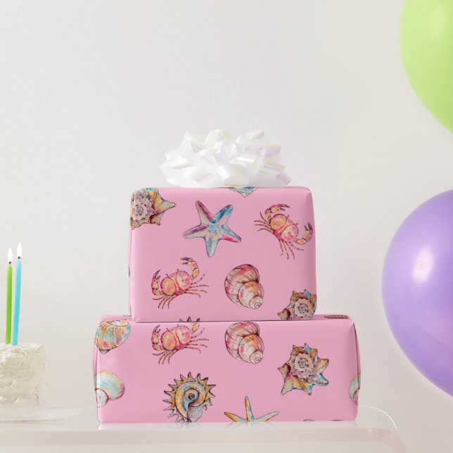 #10 Nautical Haven Wrapping Paper "Big Size" (Party Gifts)