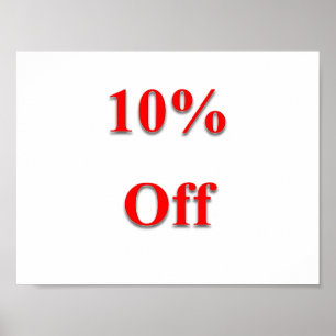 10% Off Poster Matte