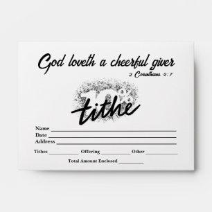 10 Percent Tithes & Offering Envelopes