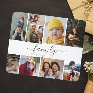 10 Photo Collage Cute Family Love Memory Mouse Pad