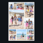 10 Photo Collage Personalised Poster<br><div class="desc">Create a Photo Collage Personalised poster from Ricaso - add 10 individual photos to make a photo collage poster print</div>