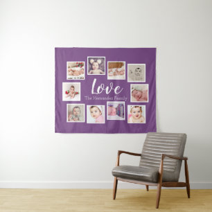 10 Photo Template Collage Personalised Love Tapestry