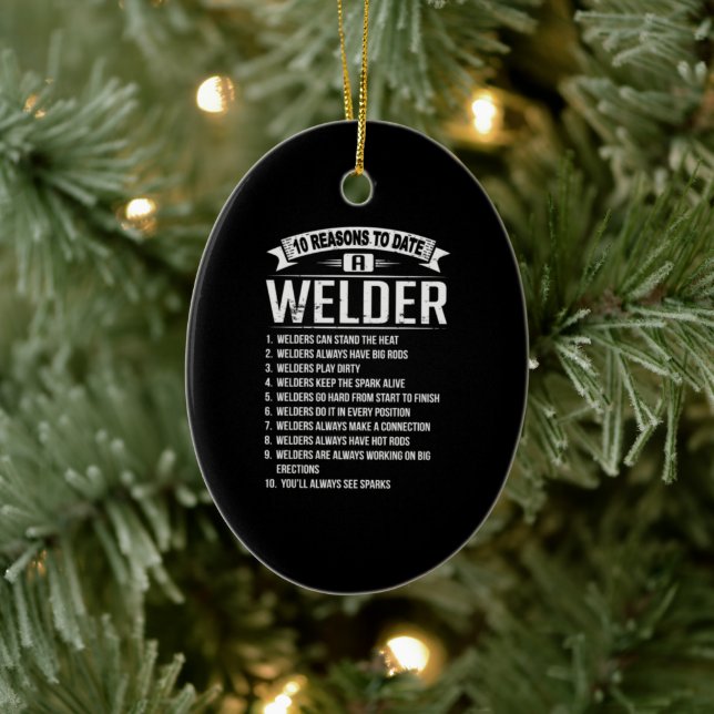 10 Reasons To Rate A Welder Ceramic Ornament (Tree)
