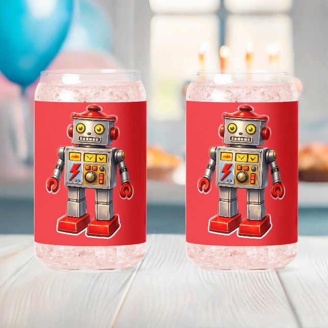 10 robot red glass can de (Insitu (Baby Shower))