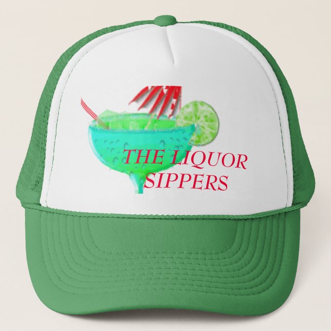10, THE LIQUOR SIPPERS TRUCKER HAT (Front)