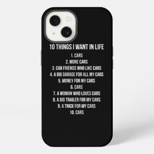 10 Things I Want In My Life Cars More Cars car s D iPhone 13 Case