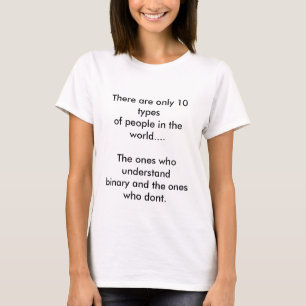 10 Types of People T-shirt