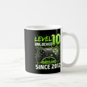 10 Unlocked Awesome 2012 Video Game 10th Birthday Coffee Mug