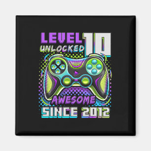 10 Unlocked Awesome 2012 Video Game 10th Birthday  Magnet